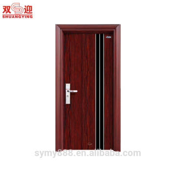 Simple bedroom door morden designs 2x3 steel door